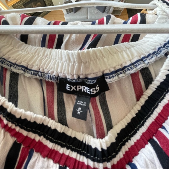 Express Off The Shoulder Romper - Size Medium - Picture 5 of 7